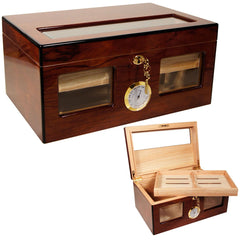 Cuban Crafters Bravo Dos Humidor Rosewood for 120 Cigars