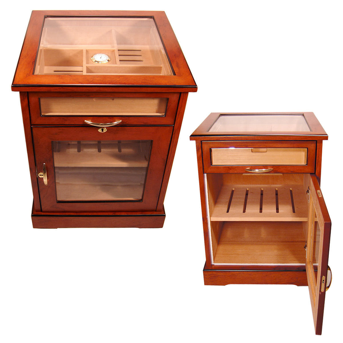 Cuban Crafters Cabinet Humidors End Table Humidor for 600 Cigars Free Shipping - Humidors Wholesaler