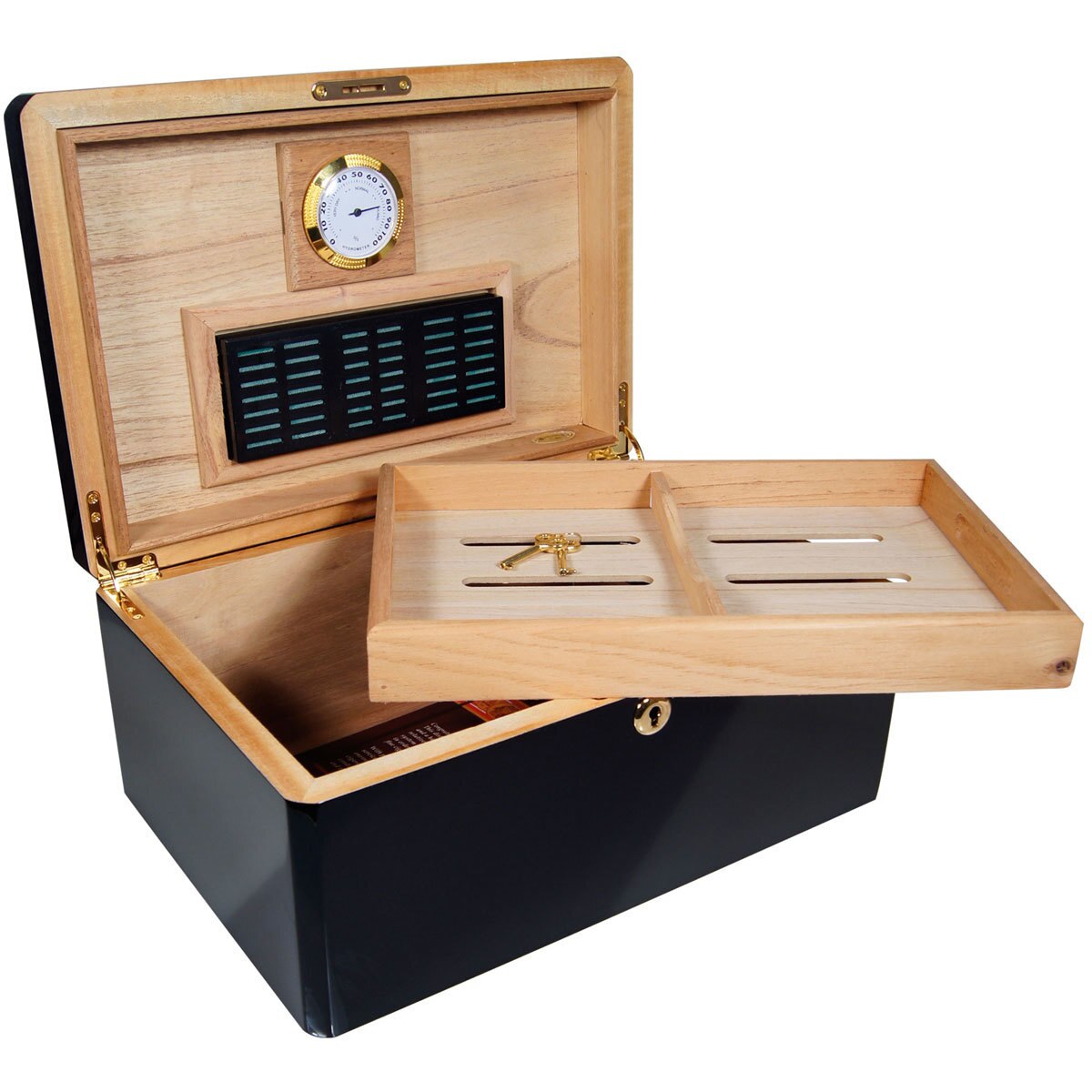 Cuban Crafters Colores Negro Humidor for 100 Cigars