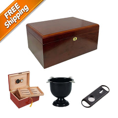Combo "My Father-1" Humidor, My father Sampler, Ashtray and Cutter Cigars