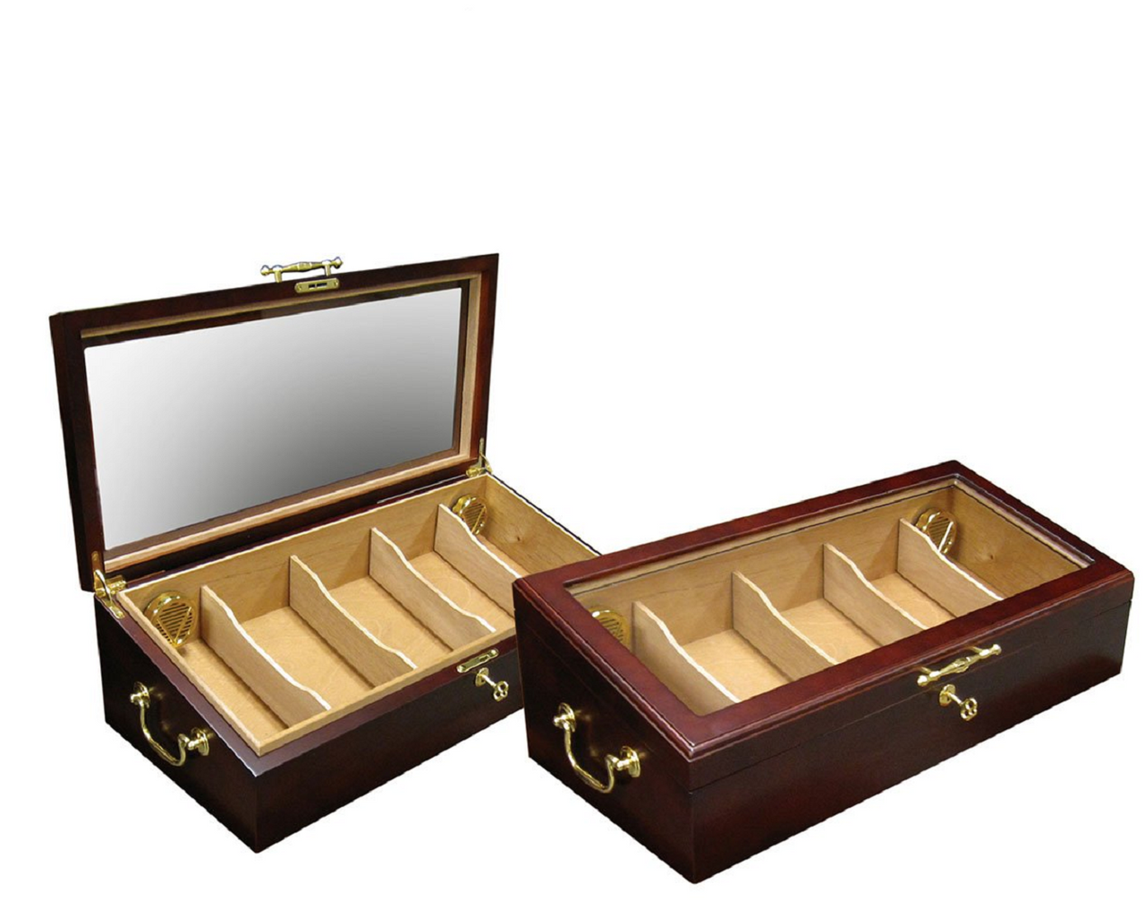 Desk/Counter Top Display Humidor for up to 150 Cigars