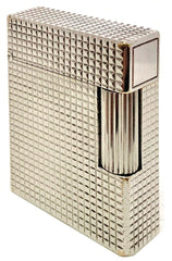 S.t. Dupont Authentic 70-80' Ligned 1 (Pre-Owned) Lighter Vintage -SILVER