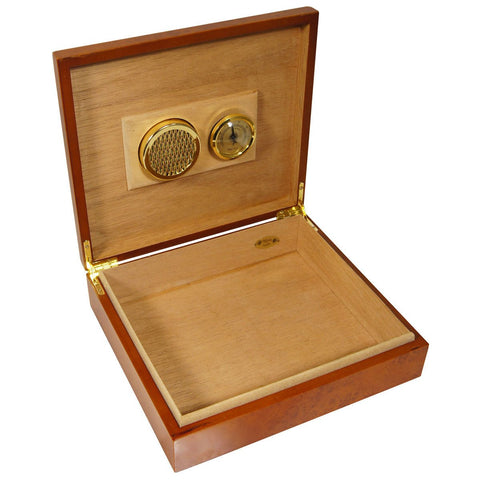 Combo Padre Humidor for 25 Cigars, Cutter, Ashtray and Torch Lighter Cigar