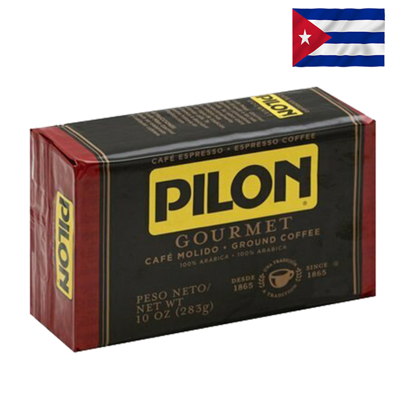 CUBAN PILON GOURMET COFFEE Espresso Ground Pack of 10 Oz