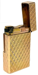 S.t. Dupont Authentic 70-80' Ligned 1 (Pre-Owned) Lighter Vintage -GOLD