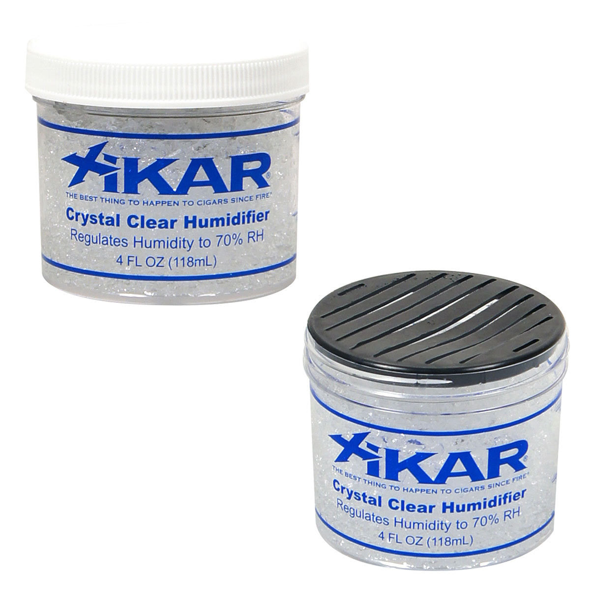 Crystal Xikar 50 Transparent Round Humidifier