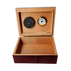 Traveler Cigar Humidor Cherry for 25 Cigars with Hygrometer