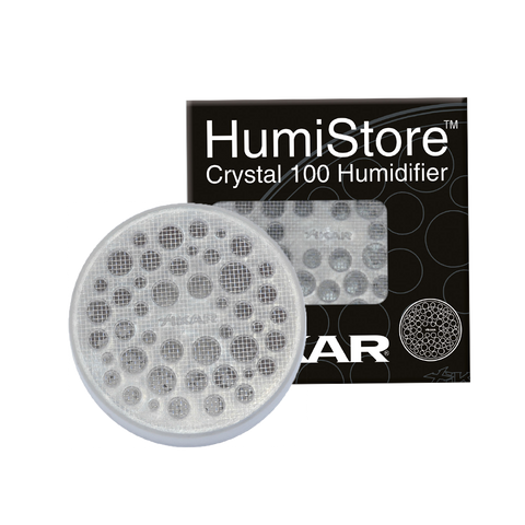 Xikar Crystal Humidifier for 50 Cigar Count plus HUMSOL and Humidifier