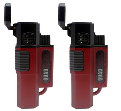 Quad Torch Lighter Red-2 X Units